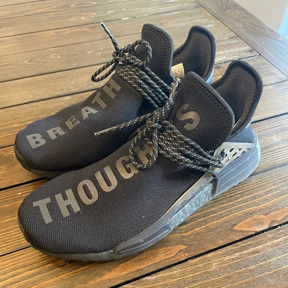 Adidas NMD HU Black “Breathe Thoughts” sz. 9 - Picture 1 of 7